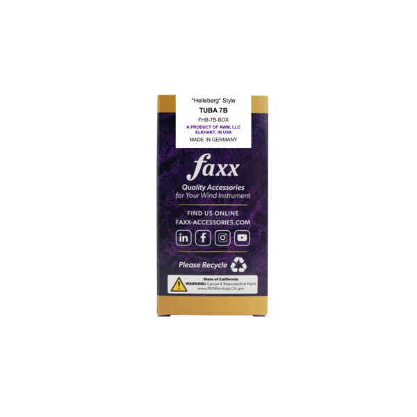 Faxx "Helleberg" Tuba Brass Mouthpiece - Image 3