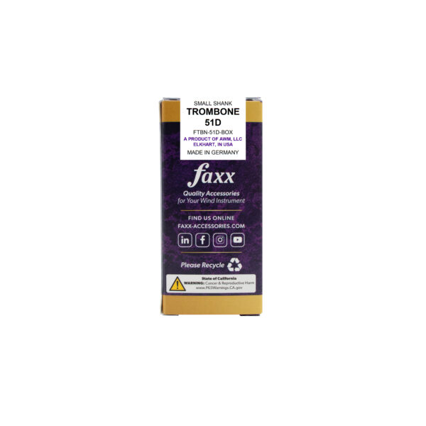 Faxx Small Shank Trombone Brass Mouthpiece - Image 5