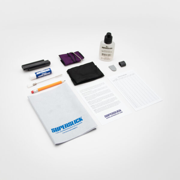 Superslick Oboe Care Kit with Key & Rotor Oil and Polish Cloth - EU Reach Compliant