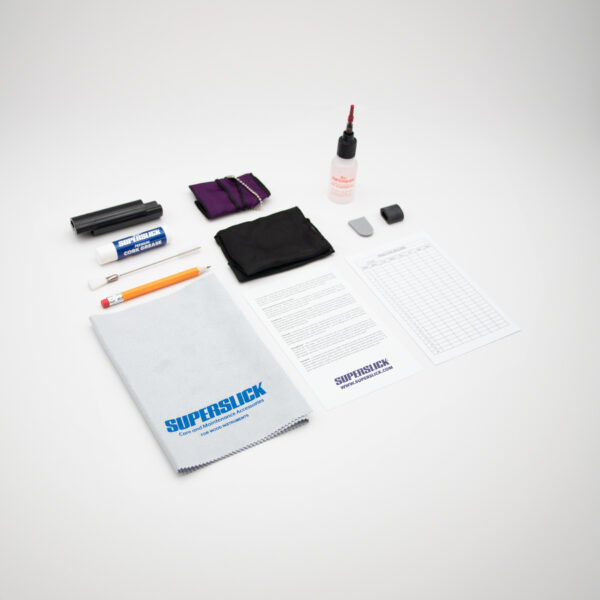 Superslick Oboe Care Kit with Silk Swab Set, Key & Rotor Oil, and Polish Cloth