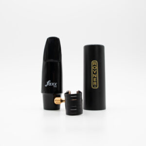 Faxx FTMPK-SS2R – Tenor Saxophone Mouthpiece Kit, Premium Plastic (with Rovner Star Ligature)