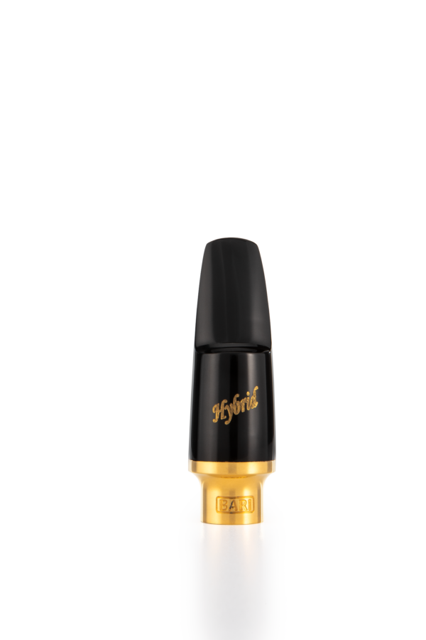Bari Hybrid Gold Alto Saxophone Mouthpiece with Cap and Ligature