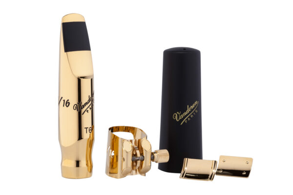 Vandoren V16 Metal Series Tenor Saxophone Mouthpiece with Opt. Lig and Cap (Small Chamber)